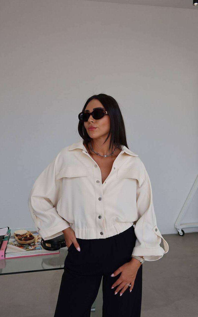 Bat Sleeve Bomber Jacket