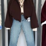 LINED BOMBER JACKET BROWN