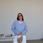 V Neck Soft Textured Sweater