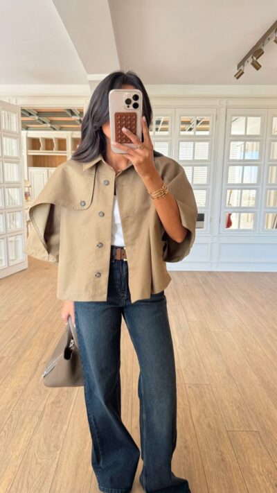 Semilly Cloak Trench Coat