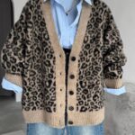 KOSHKINA LEOPARD PRINT CARDIGAN