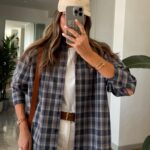 Halley Grey Checkered Shirt