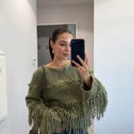 TASSEL DETAILED OVERSIZE SWEATER