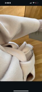 Premium Belted Pocket Coat - Ecru - Image 3