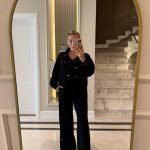 Premium Quality Modal Fabric Double Set with Black Collar and Snaps