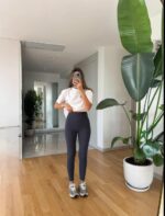 Oys High Waist Lycra Tights - Anthracite