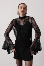 Beaded Lace Blouse