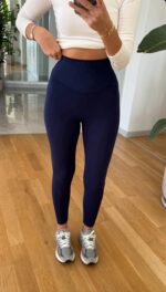 Oys High Waist Lycra Tights - Navy Blue - Image 2