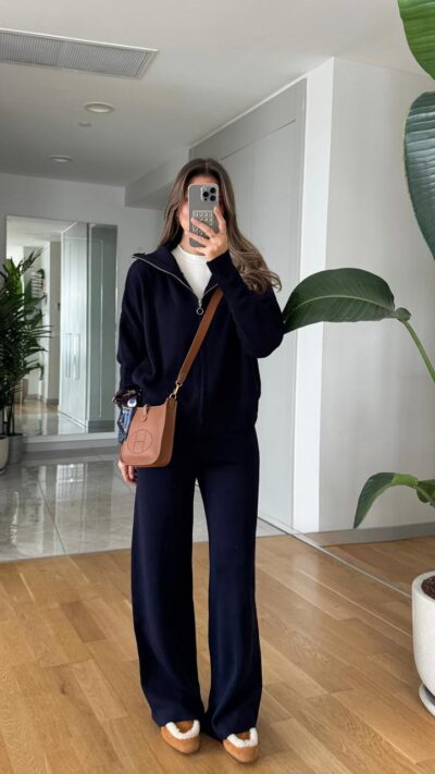 Soft Knit Navy set Standard