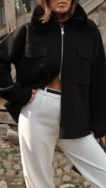 Black  Luxe Jacket - Image 2