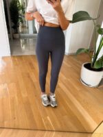 Oys High Waist Lycra Tights - Anthracite - Image 2