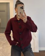 Red Ruby Bow Cardigan