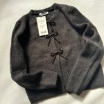 Festive Knit Cardigan - Grey