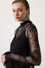 Beaded Lace Blouse - Image 2