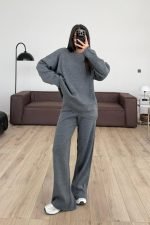 Dominar Knitwear Set Anthracite