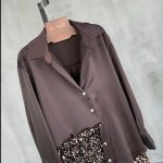 Premium Satin Shirt (Bitter Brown)