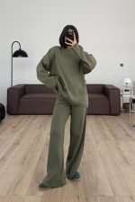 Dominar Knitwear Set Khaki
