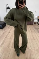 Dominar Knitwear Set Khaki - Image 2