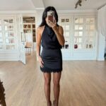 Daffy Duck Side Zippered Hem Lace Mini Satin Skirt