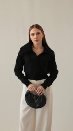 Black Mist Pearl Cardigan - Image 2