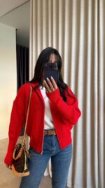 Red Altes Cardigan