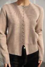 Soft Beige Cardigan - Image 2