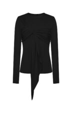 Tied Black Top - Image 2