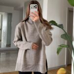 Aria Turtleneck Sweater - Mink
