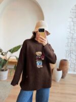 Teddy Brown Sweater - Image 2