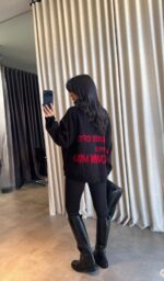 Black Red Star Sweater - Image 2