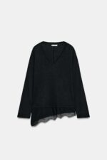 LACE DETAILED KNITWEAR BLOUSE - Image 2