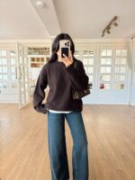 Brown Knit Sweater