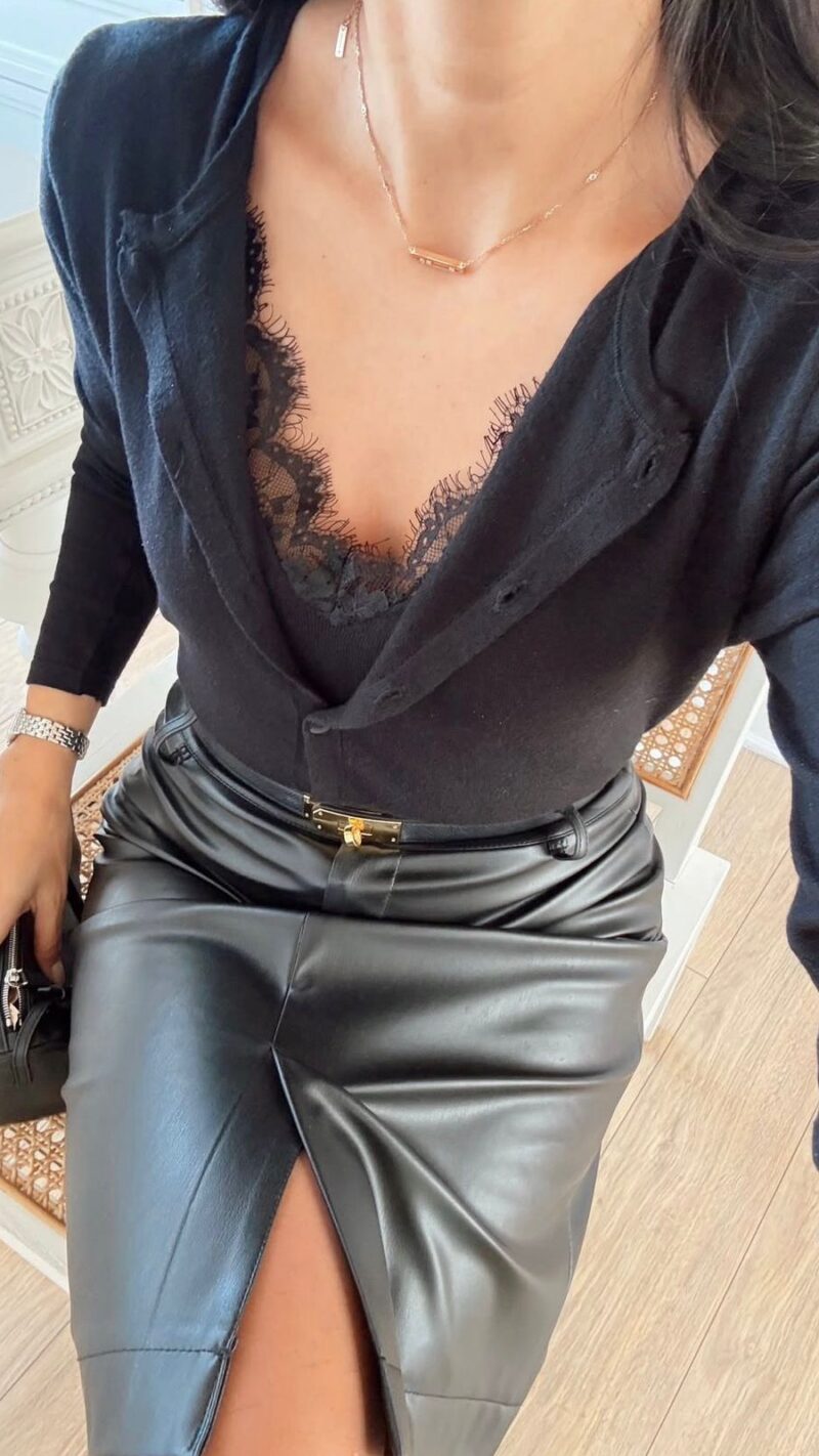 Black Lace Top