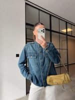 Blue Denim Button-Up Shirt