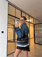 Belted Blue Denim Jacket - Image 4