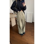Khaki Wide Leg Pants - Image 2