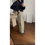 Khaki Wide Leg Pants - Image 3