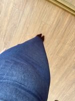 Denim Sleeveless Square Neck Maxi Dress - Image 3