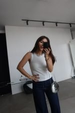 White Top With Rhinestone Detail - Image 2