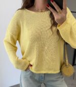 Yellow Green Knit Top