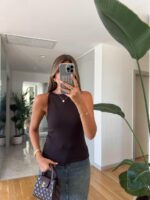 Sleeveless Brown Top - Image 2