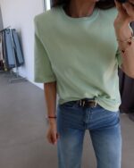 Padded Cotton T-Shirts (4 Colors) - Image 3