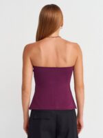 Purple Strapless Tube Top - Image 3