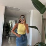 Sleeveless Yellow Top