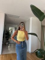 Sleeveless Yellow Top