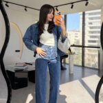 Women's Blue Denim Jacket and Jeans Set