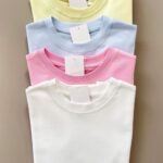 Pastel Colors Cotton T-Shirts