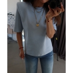 Padded Cotton T-Shirts (4 Colors) - Image 5
