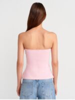 Pink Strapless Tube Top - Image 3