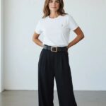 White Ami Short Sleeve Crewneck T-Shirt